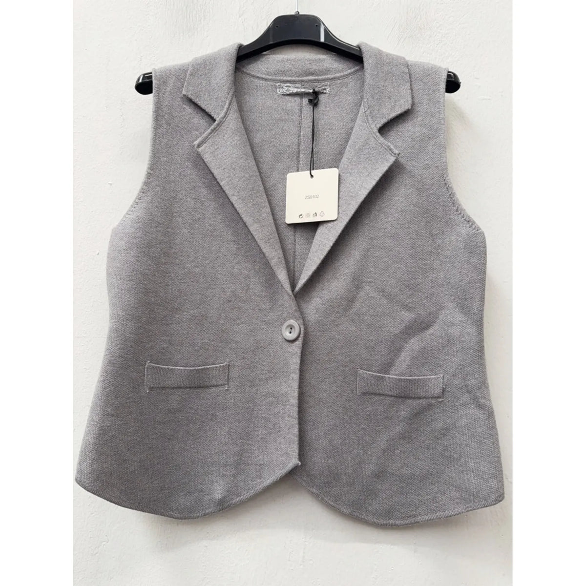 Gilet Smanicato Donna Elegante da Stratificare
