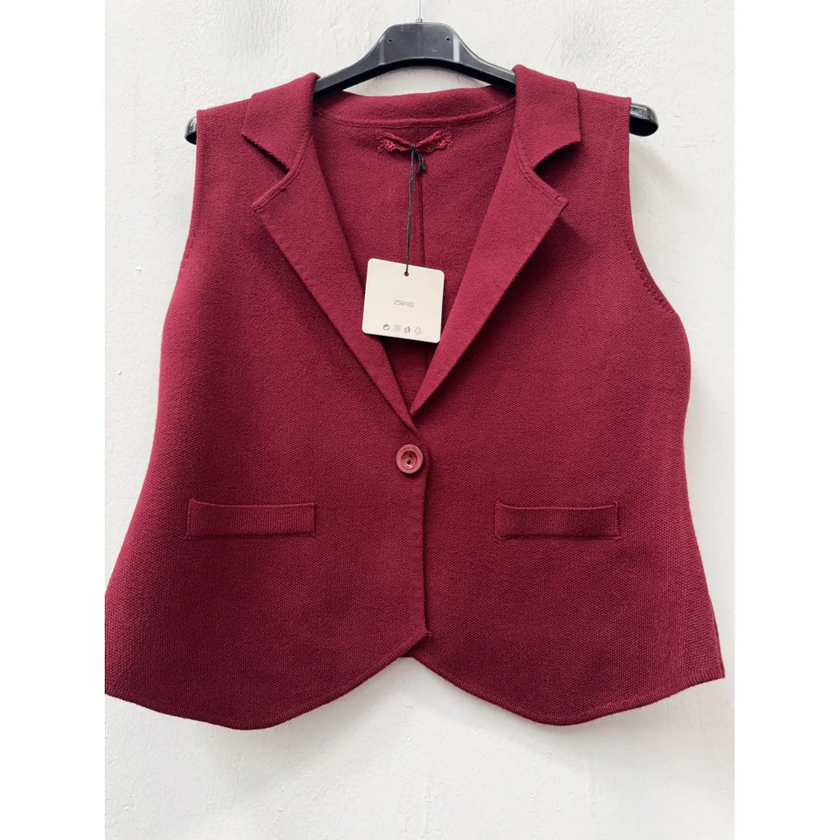 Gilet Smanicato Donna Elegante da Stratificare